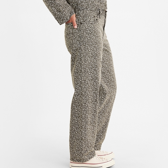 NWT Levi's Premium Moonflower Black Floral Print Baggy Dad Jeans 27x30 - Picture 6 of 16